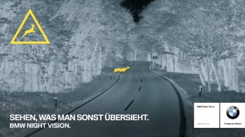로드킬을 예방하는 BMW 나이트비전 야외캠페인 (3)